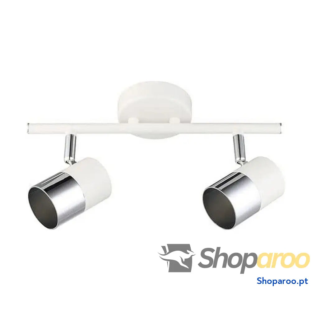 Foco EDM 32012 moon 50 W GU10 30 x 7,6 x 15,2 cm Branco