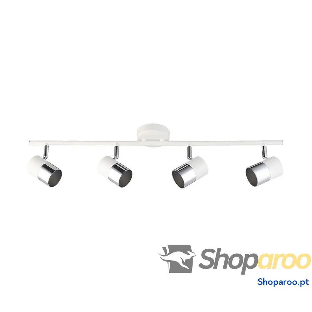 Foco EDM 32014 Moon 50 W GU10 70 x 7,6 x 15,2 cm Branco De teto