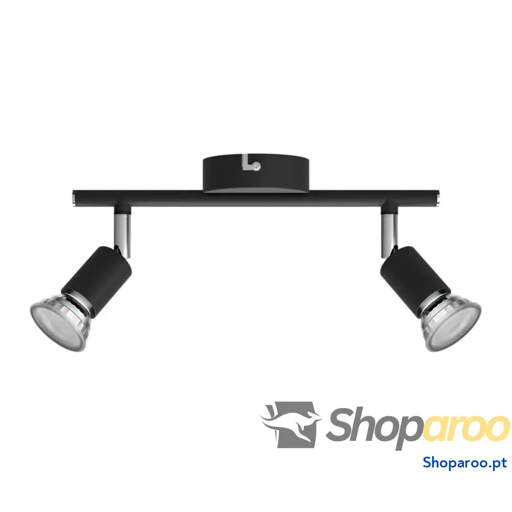 Foco Philips limbali Preto GU10 (2 Unidades)