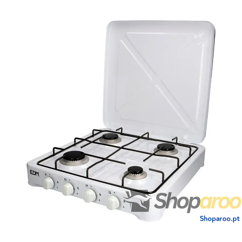 Fogareiro a Gás EDM 07422 Branco 1500 W
