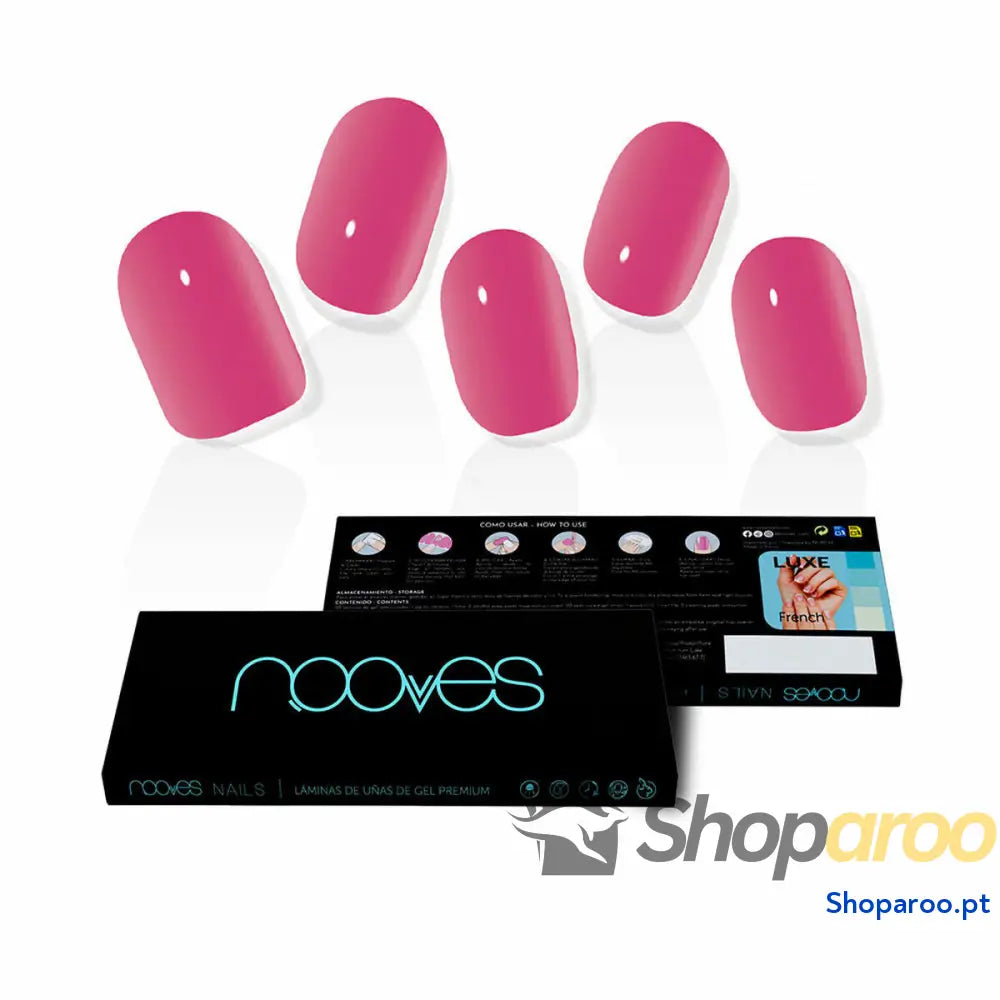 Folhas de unhas de gel Nooves Barbie girl (20 Unidades)