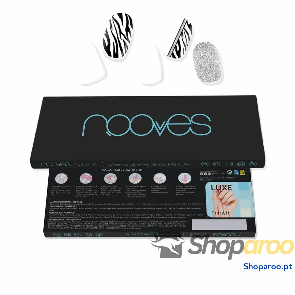 Folhas de unhas de gel Nooves Funky baby (20 Unidades)