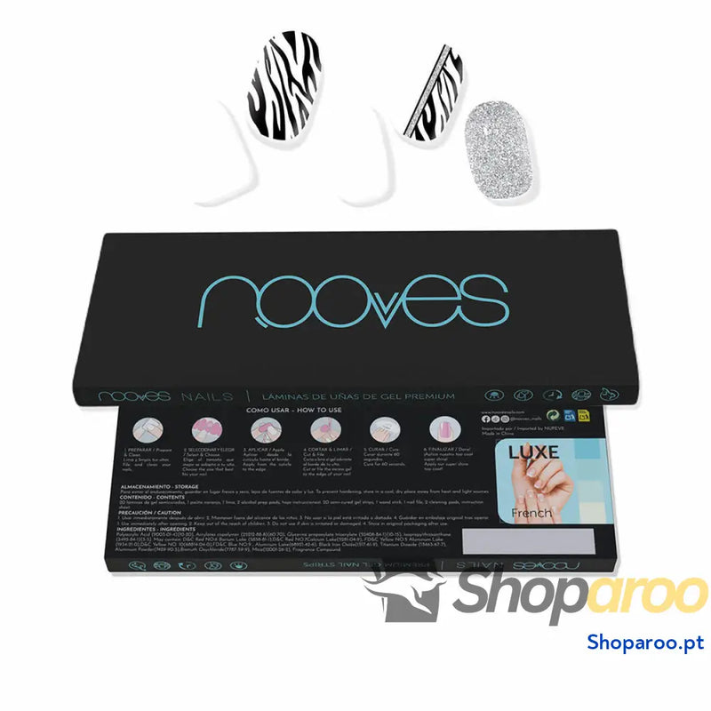 Folhas de unhas de gel Nooves Funky baby (20 Unidades)