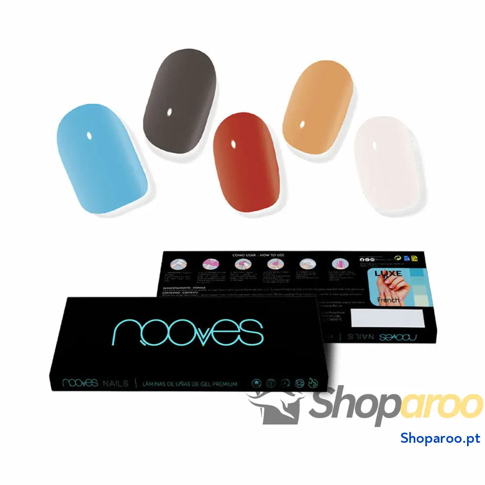 Folhas de unhas de gel Nooves Melody (20 Unidades)