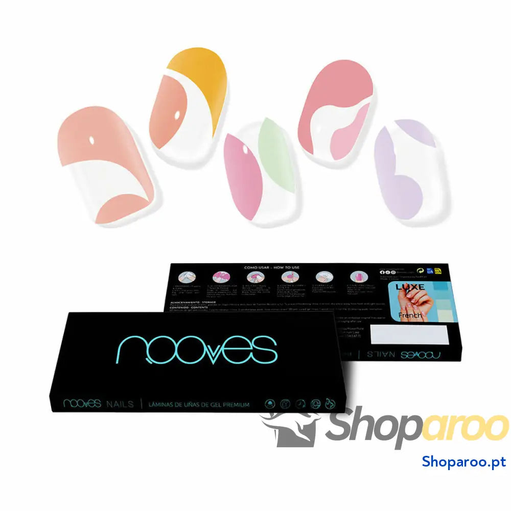 Folhas de unhas de gel Nooves Paradise (20 Unidades)