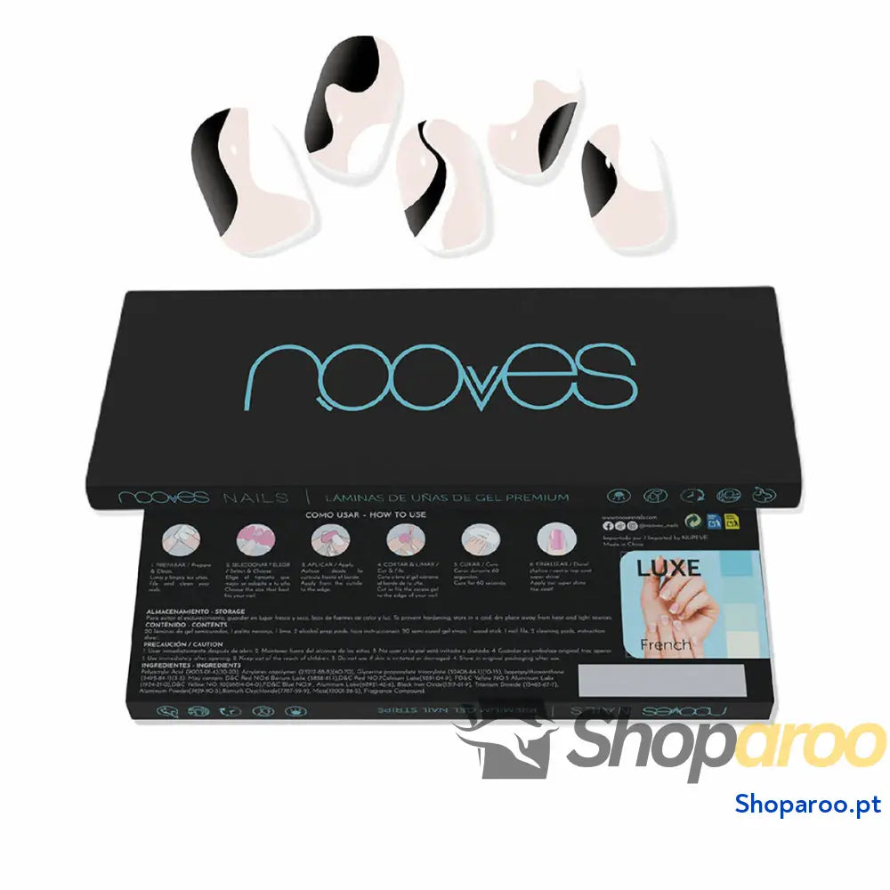 Folhas de unhas de gel Nooves So twirl (20 Unidades)