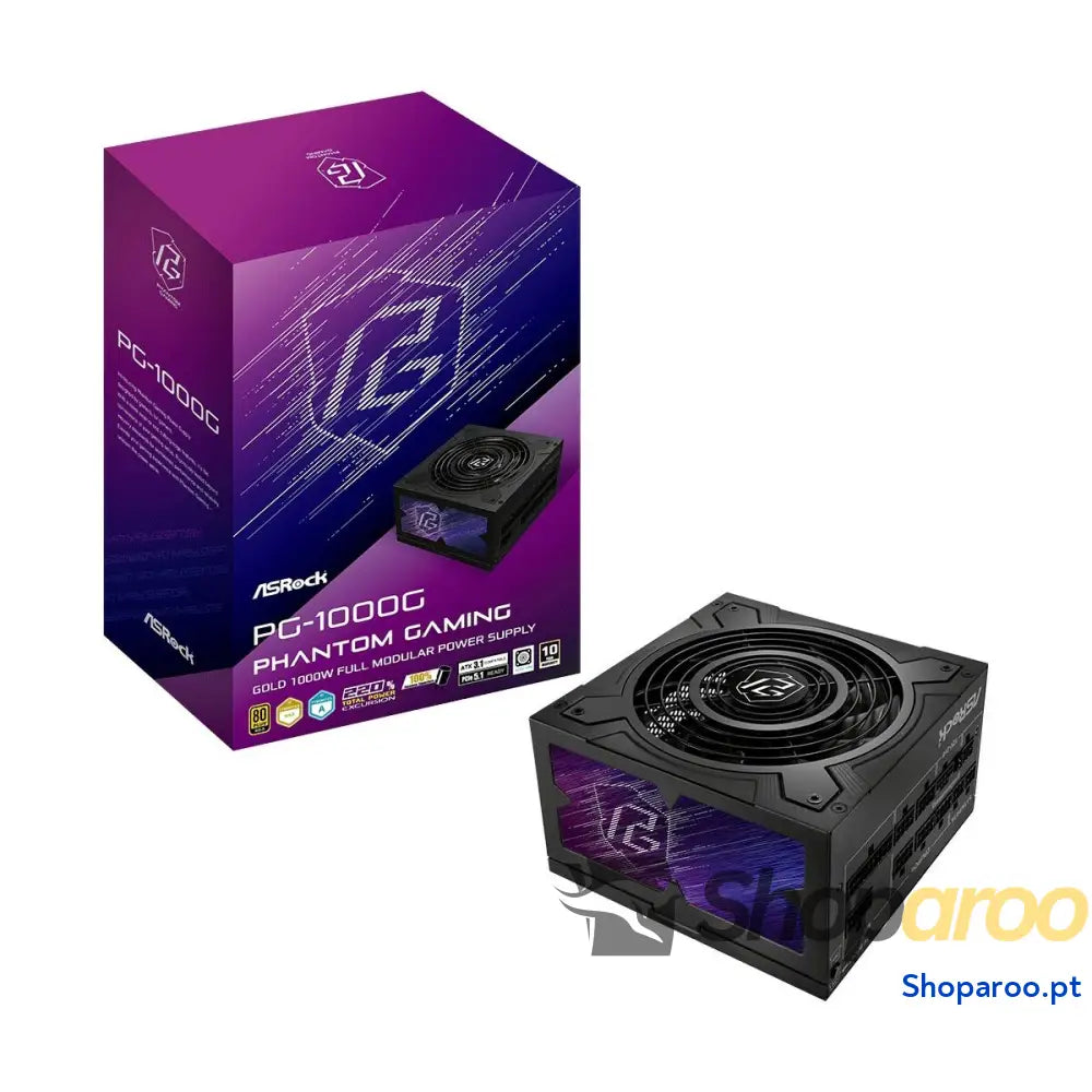 Fonte de Alimentação ASRock 90-UXP100-GFEAAB ATX 750 W 80 Plus Gold