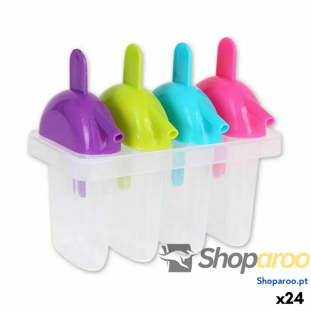 Forma para Gelados Privilege 4 compartimentos Multicolor (24 Unidades)