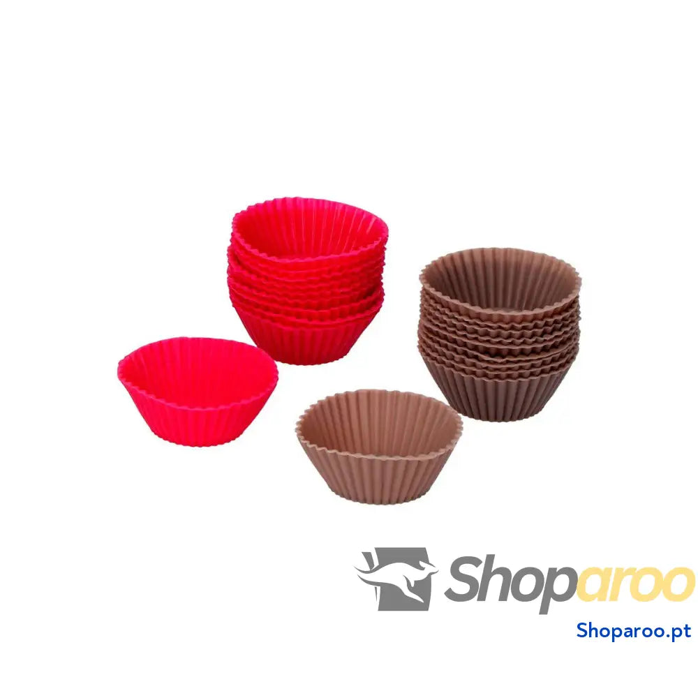 Forma para Queques Secret de Gourmet Multicolor 5 cm (6 Peças)