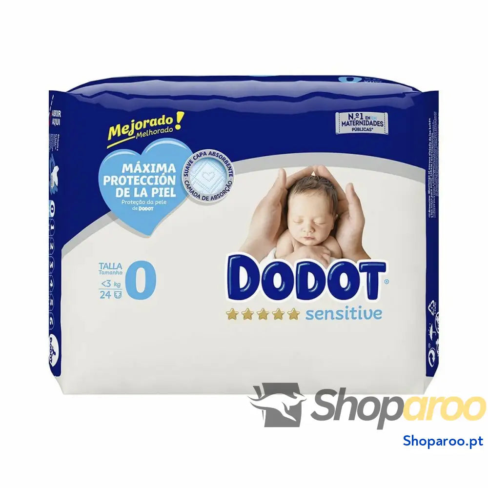 Fraldas descartáveis Dodot Sensitive Tamanho (24 uds)