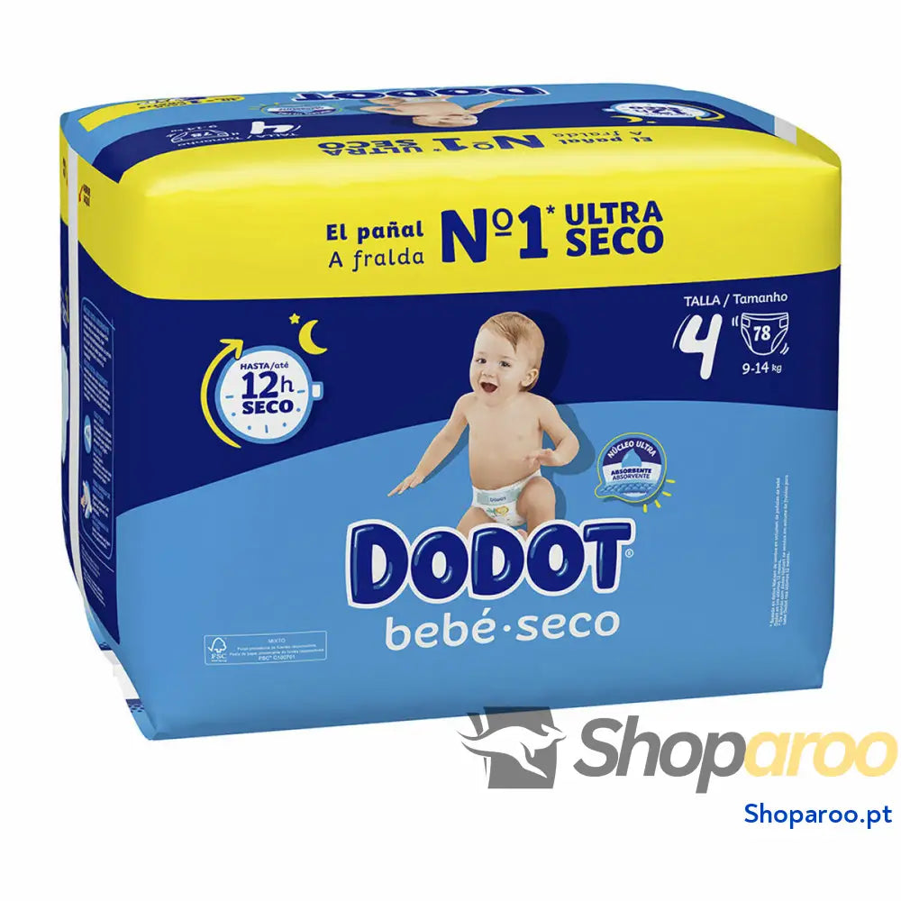 Fraldas Dodot Etapas 4 78 Unidades