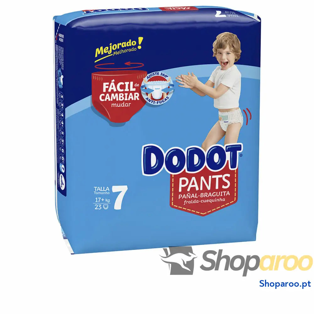Fraldas Dodot Pants Tamanho 7 17 kg (23 Unidades)