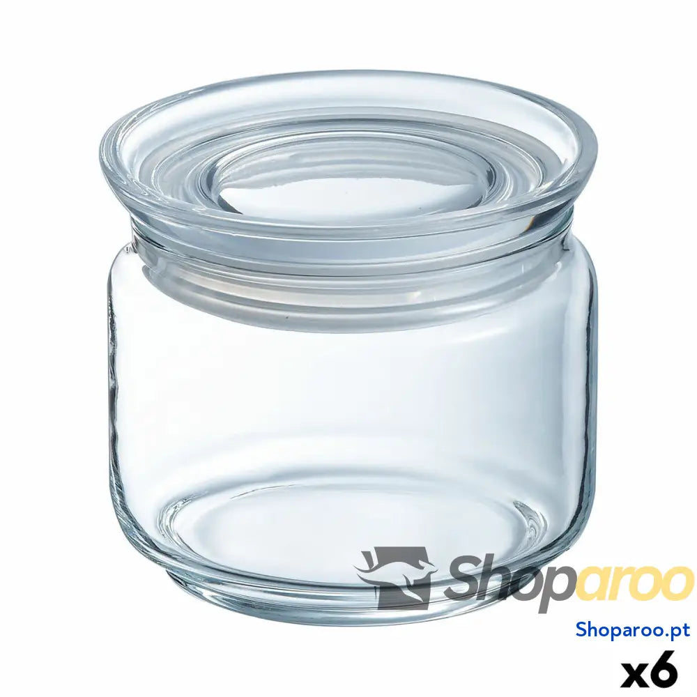 Frasco Luminarc Pav Transparente Silicone Vidro (500 ml) (6 Unidades)