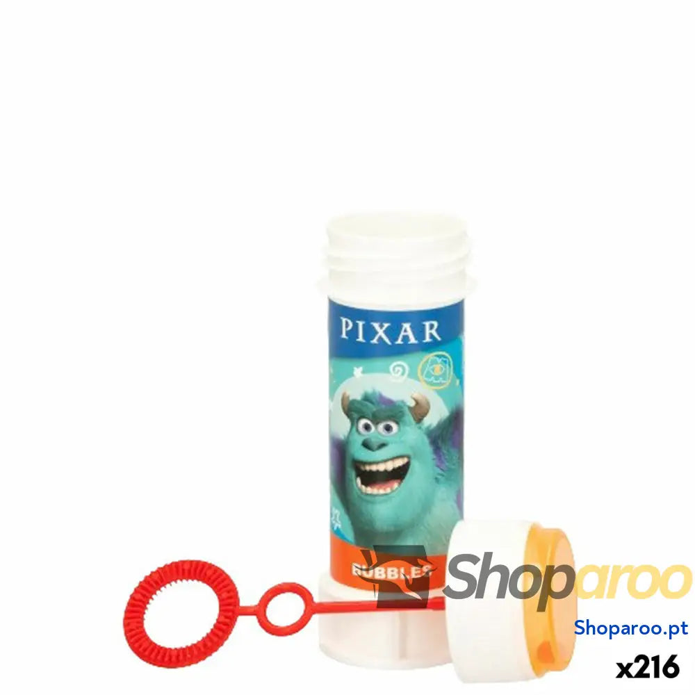 Frasco para bolas de sabão Pixar 60 ml 3,8 x 11,5 cm (216 Unidades)