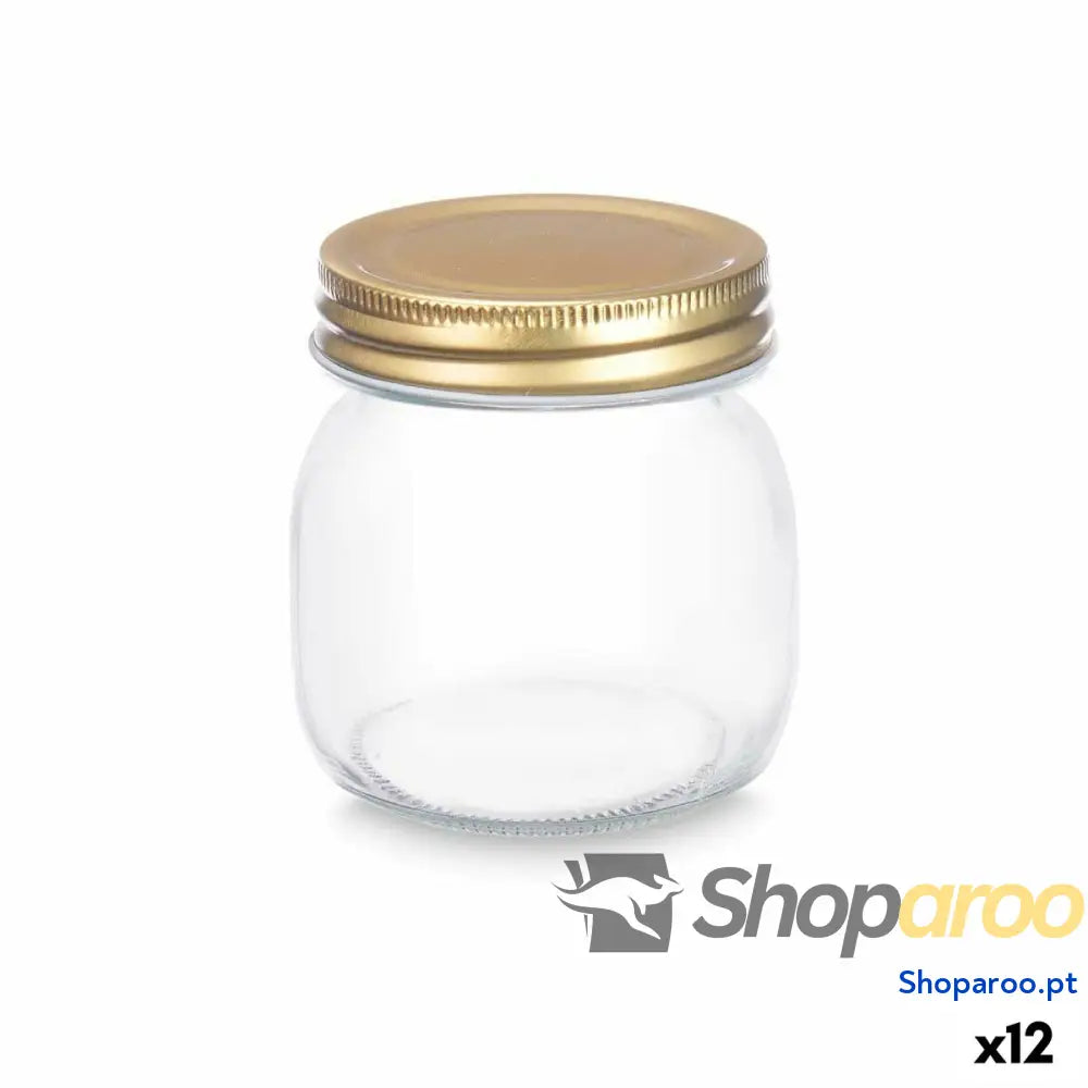 Frasco Vivalto CWDH04-12PK Transparente Dourado 300 ml (12 Unidades)