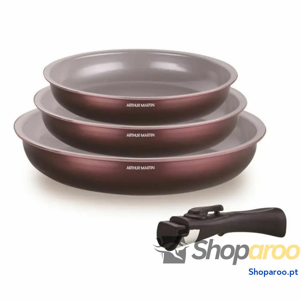 Frigideira Arthur Martin Prune Alumínio Ø 24 cm 20 28 (3 Unidades)