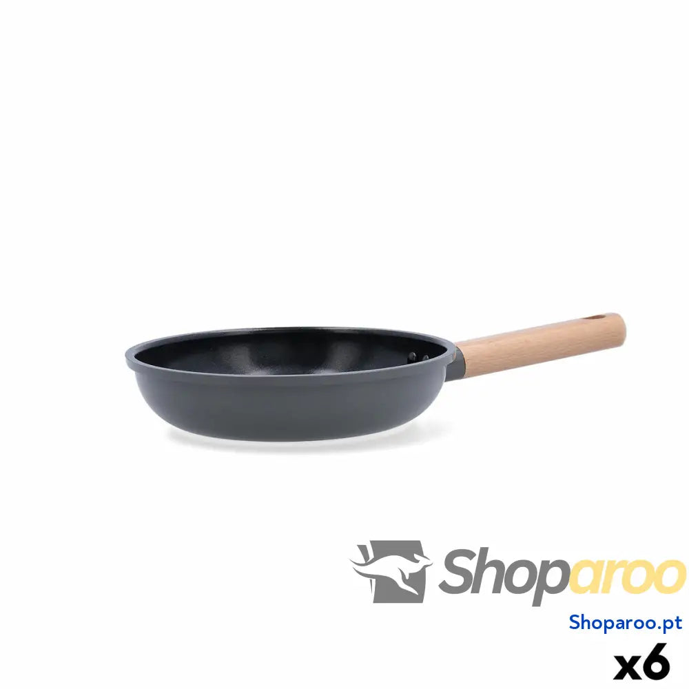 Frigideira Bidasoa Mia Cinzento Metal Ø 20 cm (6 Unidades)