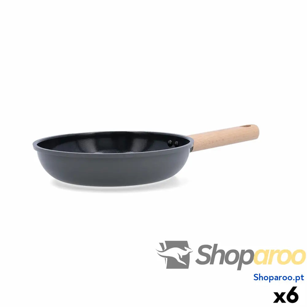 Frigideira Bidasoa Mia Cinzento Metal Ø 22 cm (6 Unidades)
