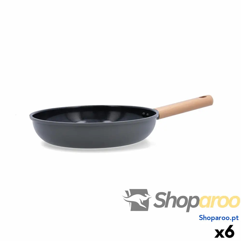 Frigideira Bidasoa Mia Cinzento Metal Ø 24 cm (6 Unidades)