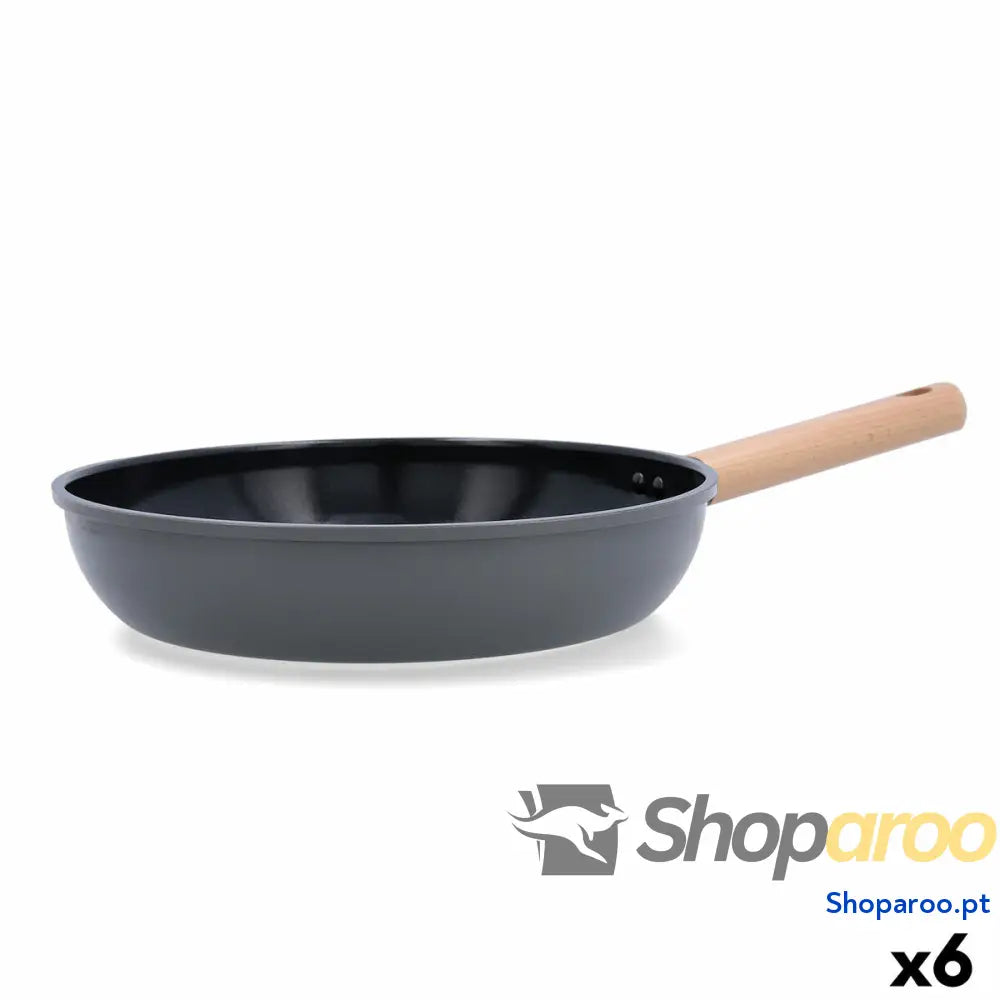 Frigideira Bidasoa Mia Cinzento Metal Ø 28 cm (6 Unidades)