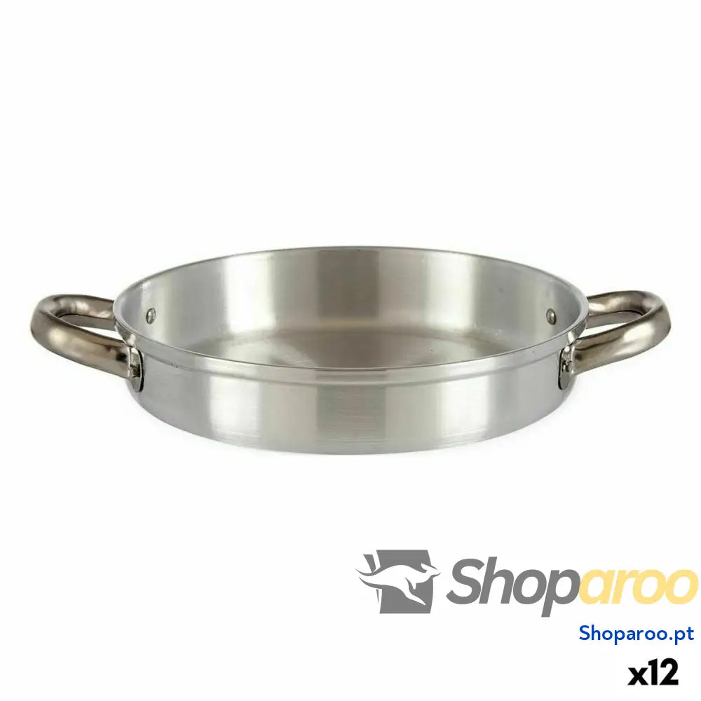 Frigideira Kinvara 100113 Prateado Alumínio Ø 22 cm (12 Unidades)