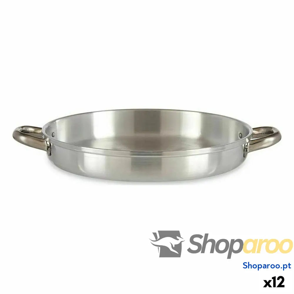 Frigideira Kinvara 100117 Prateado Alumínio Ø 30 cm (12 Unidades)