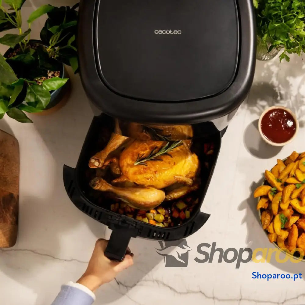 Fritadeira sem óleo Cecotec 6 air fryer com acessórios
