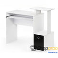 Furinno Secretária de computador preto/castanho