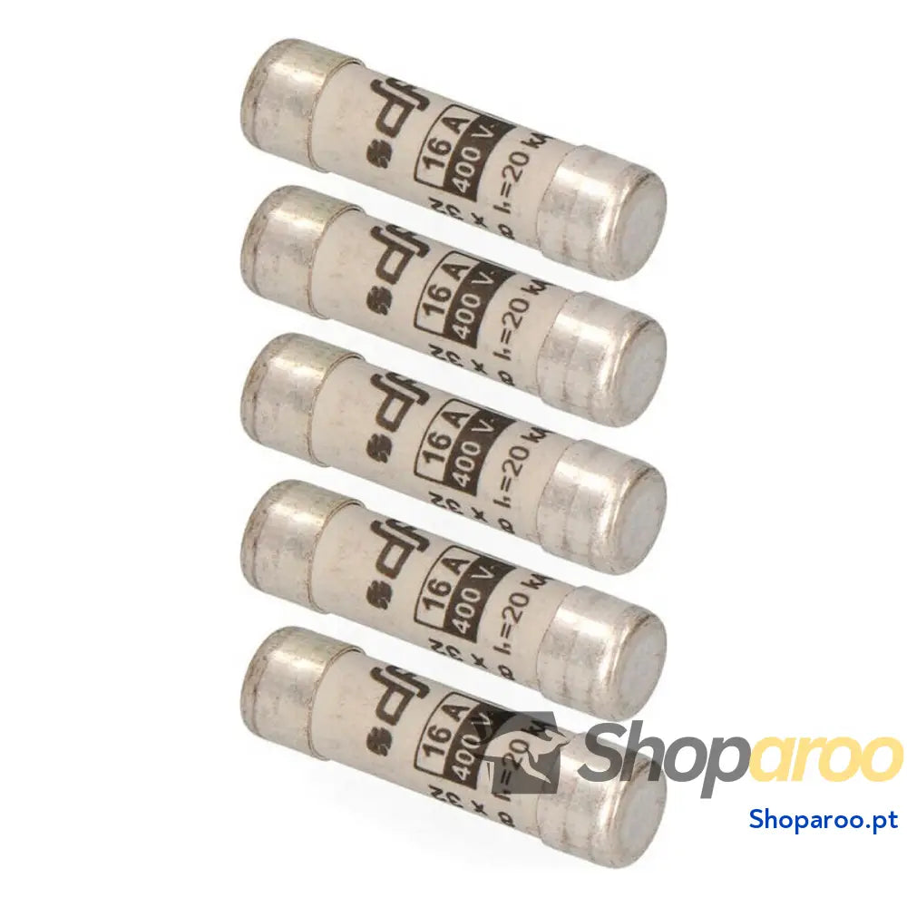 Fusível EDM E62202 16 A 8,5 x 31,5 mm (5 Unidades)