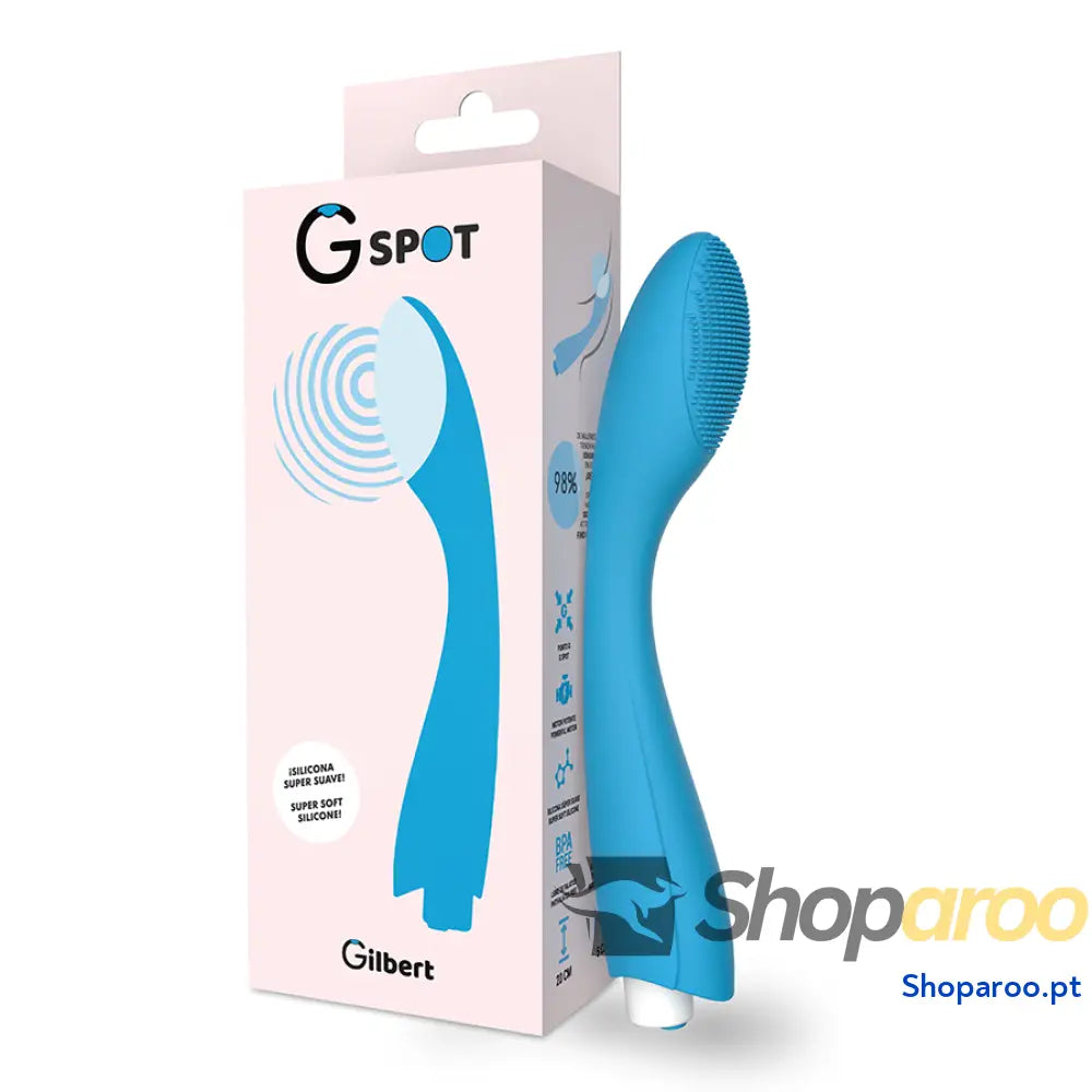 G SPOT VIBRADOR GYLBERT AZUL TURQUESA