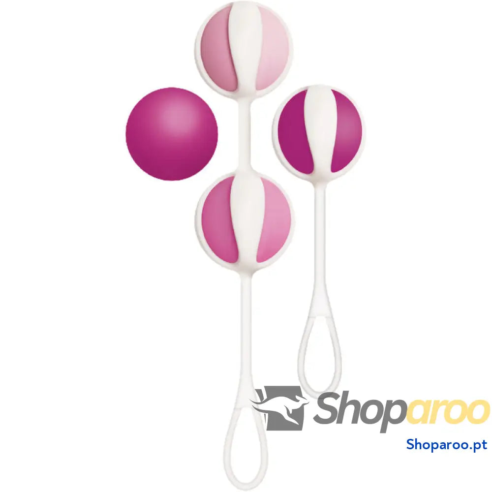 G VIBE CONJUNTO 4 BOLAS DE GEIXA MINI ROXO