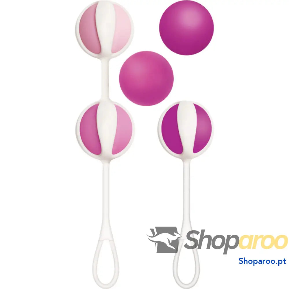 G VIBE CONJUNTO 5 BOLAS DE GEIXA3 ROSA