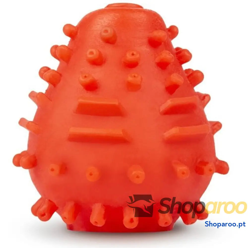 G-VIBE - MASTURBADOR TEXTURADO REUTILIZVEL OVO VERMELHO