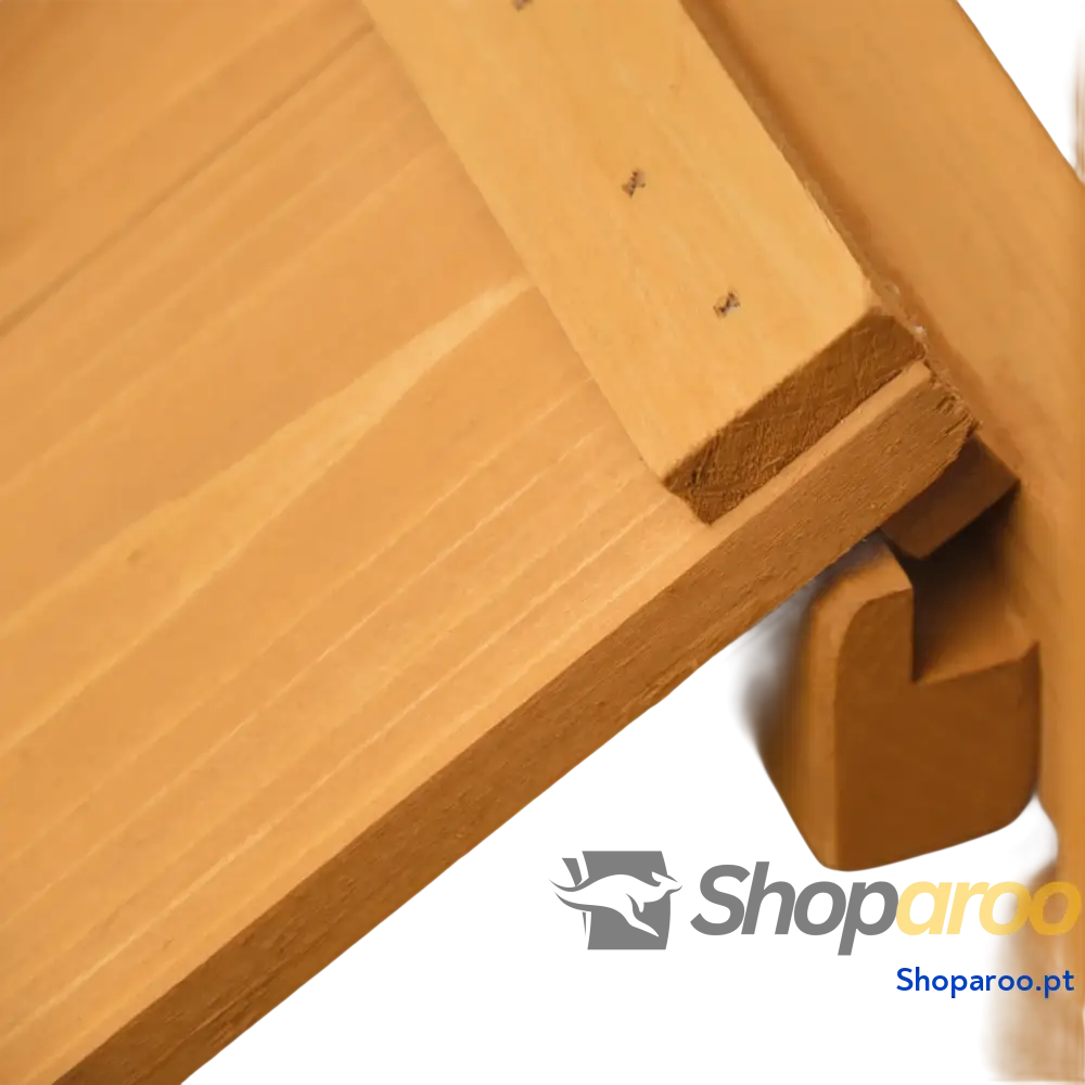 Galinheiro para Exterior 150x100x96,5 cm de Madeira com 2 Ninhos Bandeja Amovível Cinza e Branco