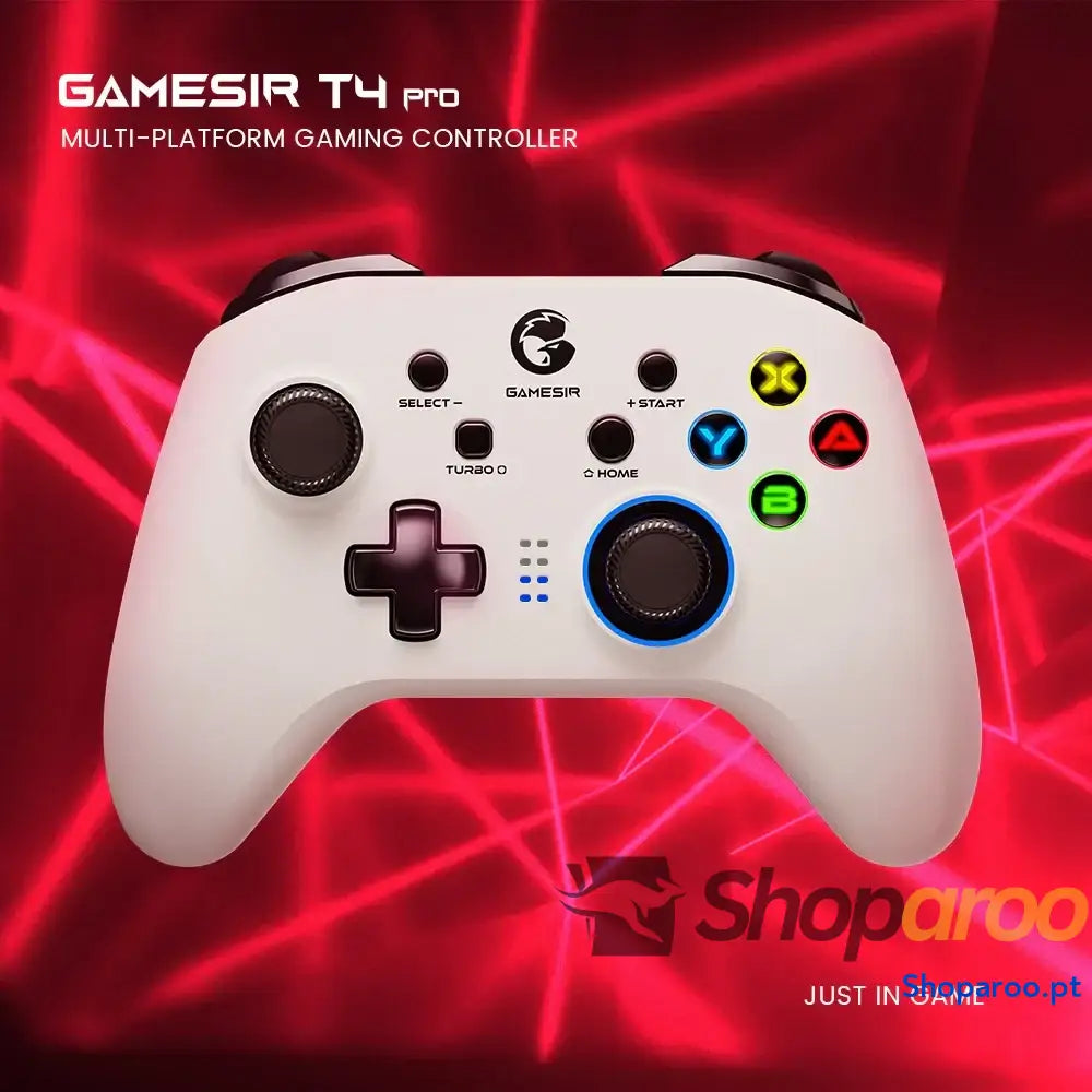 GameSir T4 Pro Comando Sem Fios Branco para Nintendo Switch e PC
