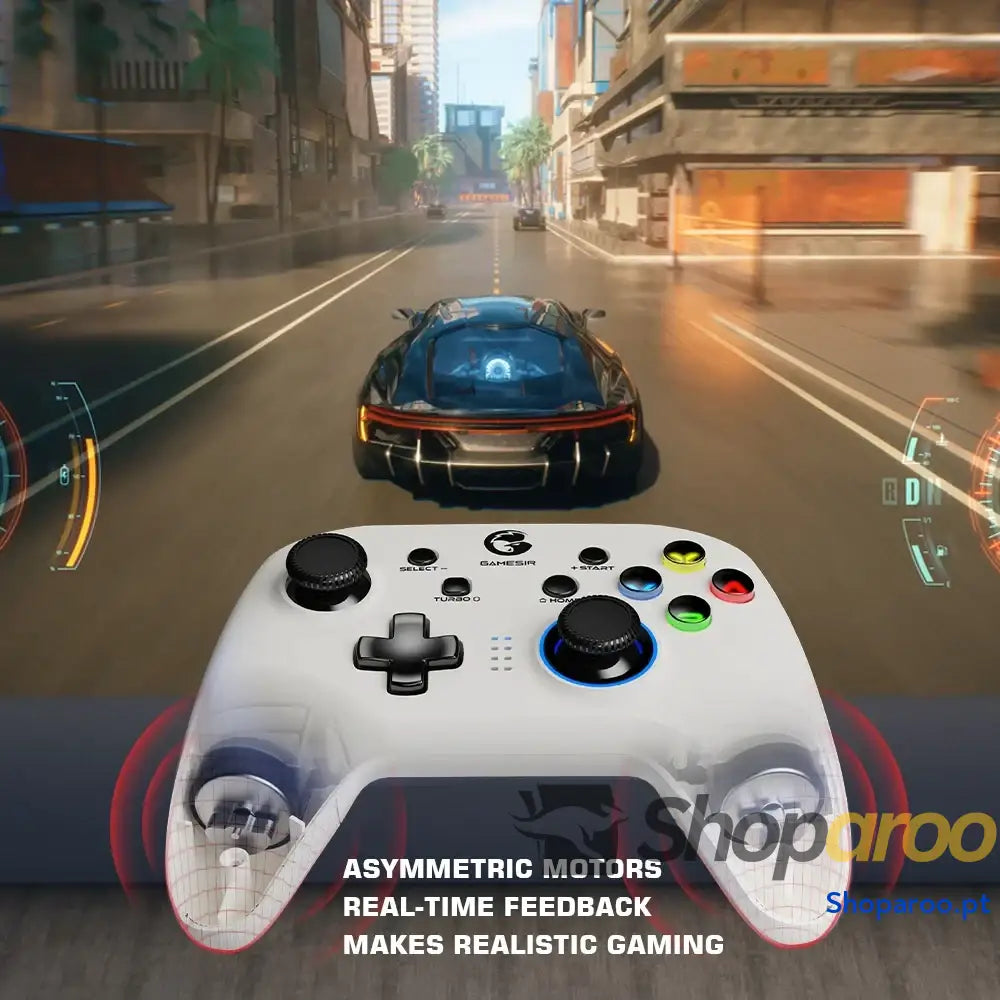 GameSir T4 Pro Comando Sem Fios Branco para Nintendo Switch e PC