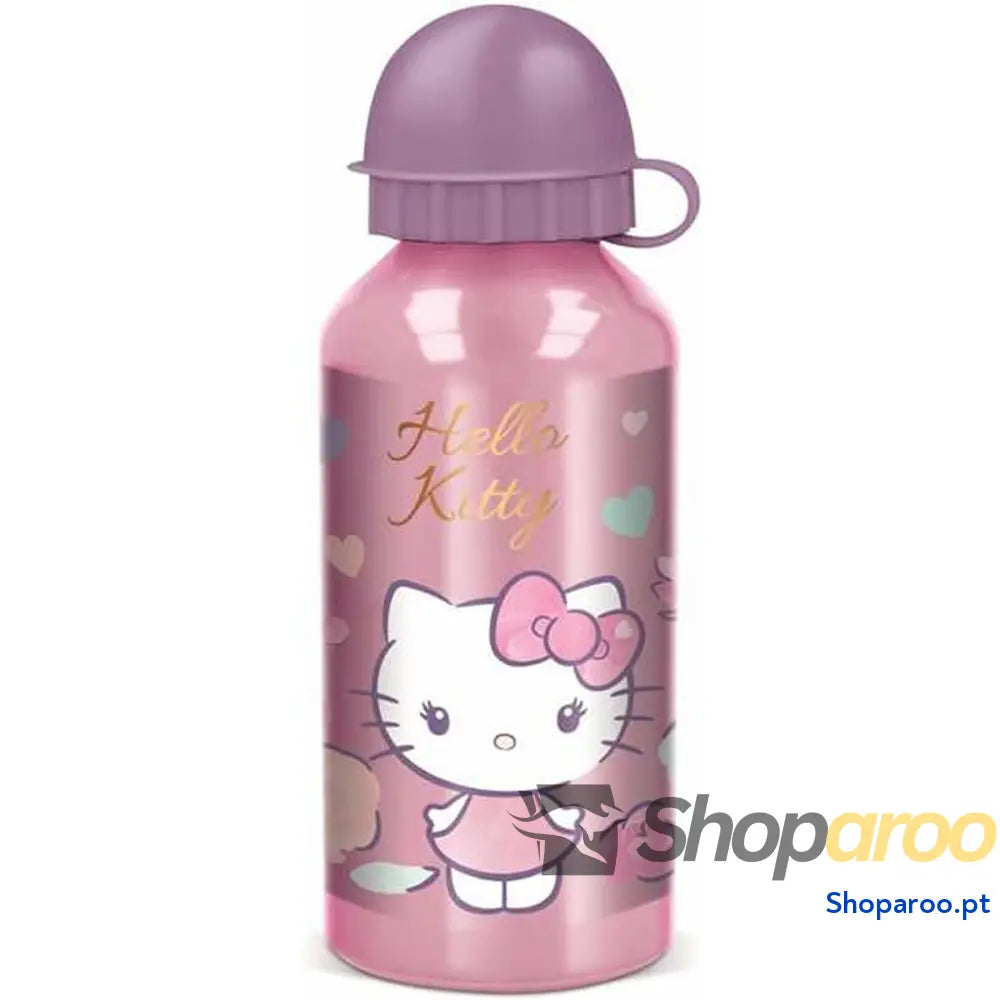 Garrafa de água Hello Kitty Alumínio 400 ml