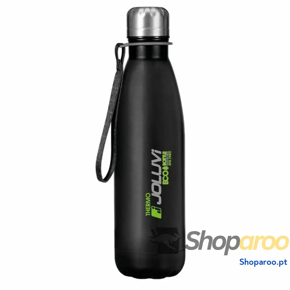 Garrafa de água Joluvi Ecotherm 500 ml Preto
