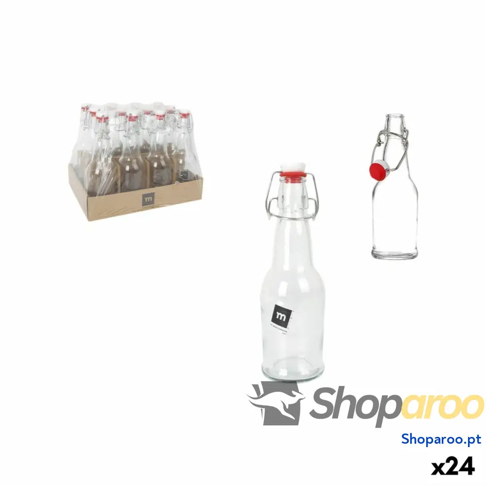 Garrafa de Vidro La Mediterránea 250 ml 0,25 L (24 Unidades)