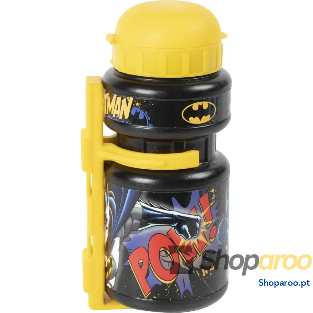 Garrafa Infantil para Bicicleta Batman CZ10969 Amarelo/Preto 350 ml Amarelo