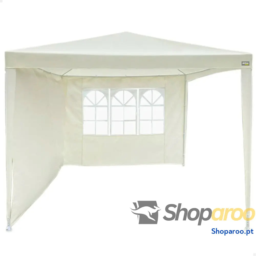 Gazebo Aktive 270 x 255 x 270 cm Aço Creme