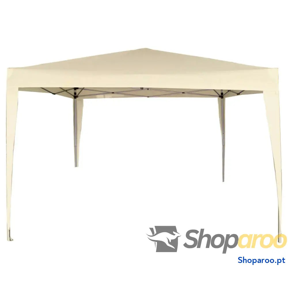 Gazebo Aktive 300 x 240 x 300 cm Aço Creme Plástico