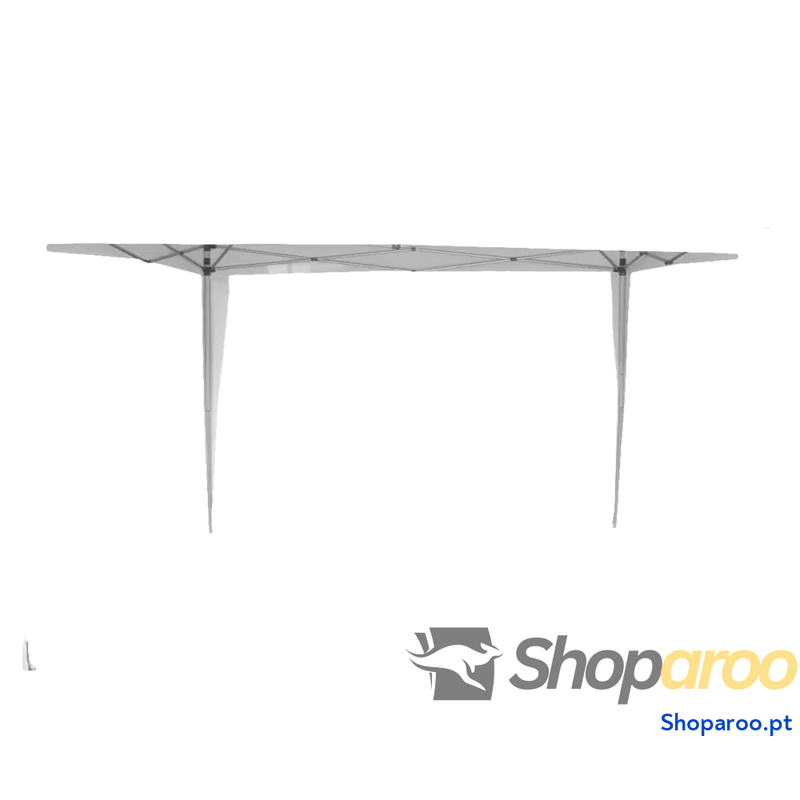 Gazebo Aktive 300 x 250 x 300 cm Aço Branco Plástico