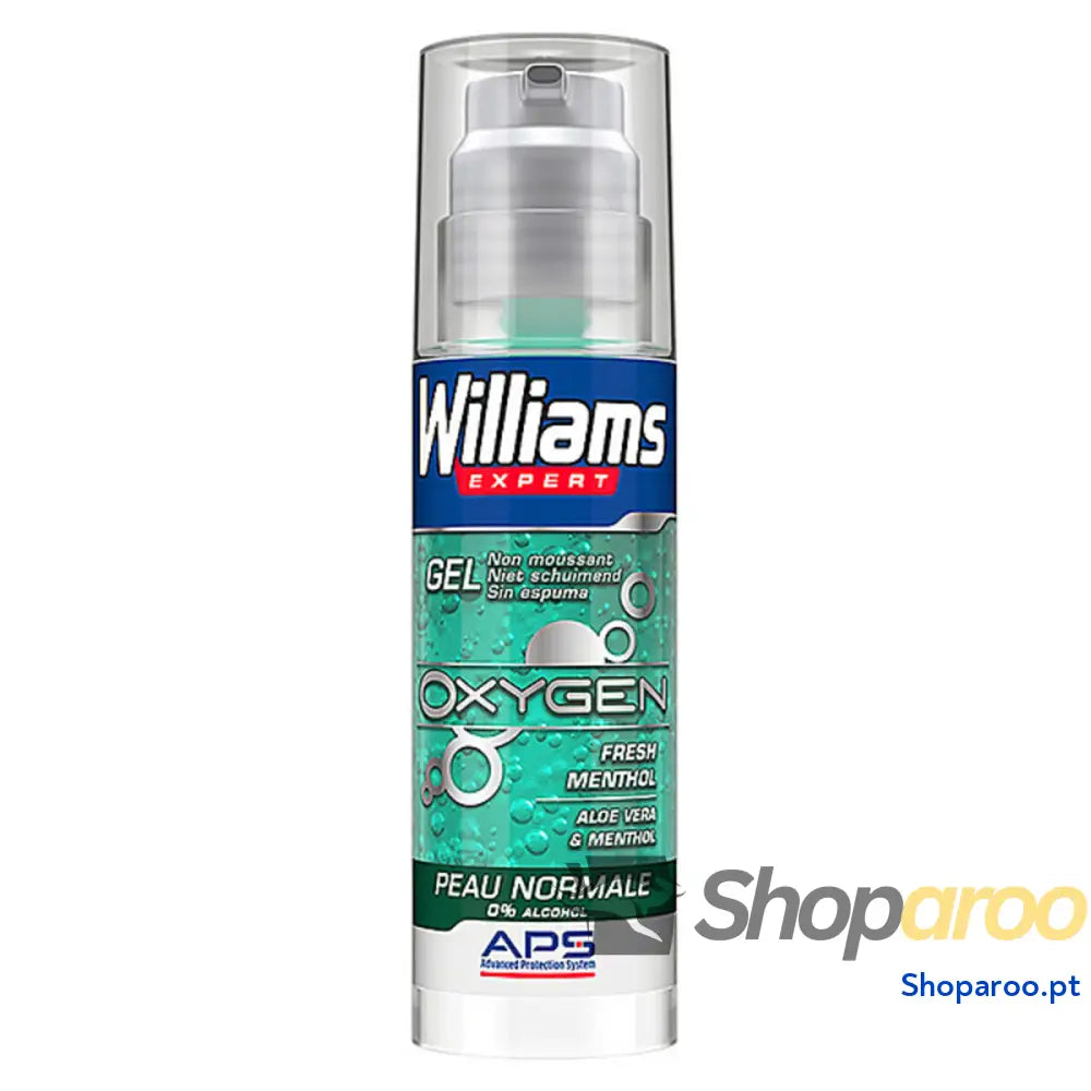 Gel de Barbear Expert Oxygen Williams 179110 (150 ml) 150 ml