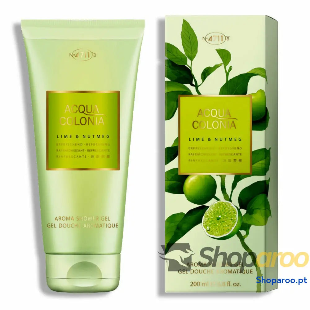Gel de duche 4711 Lime & Nutmeg