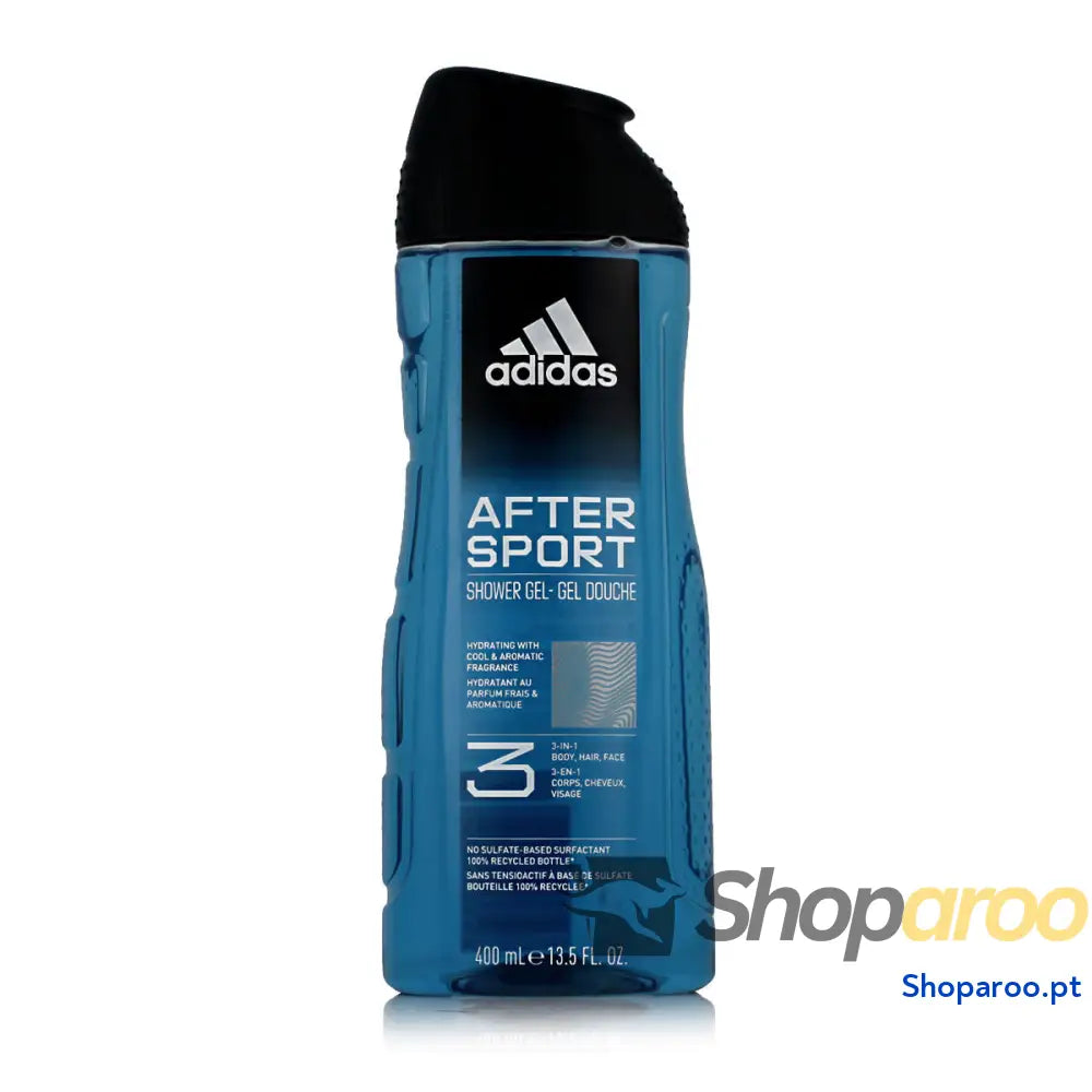 Gel de duche Adidas AFTER SPORT 400 ml 3 em 1