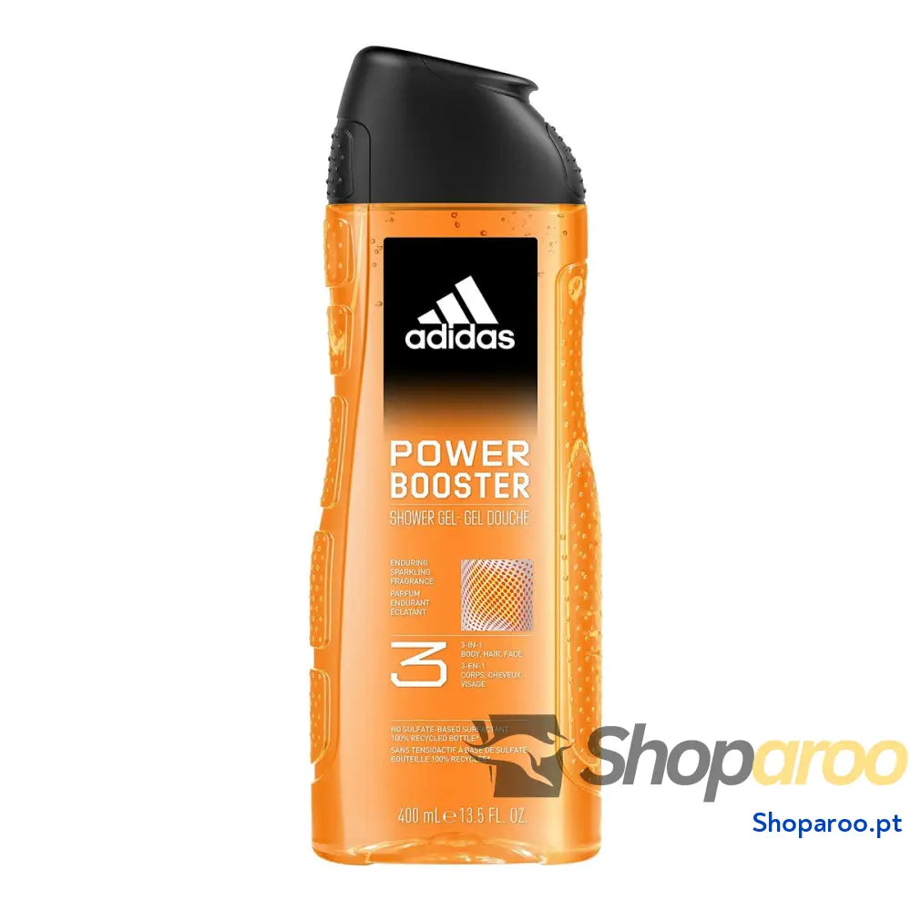 Gel de duche Adidas POWER BOOSTER 400 ml
