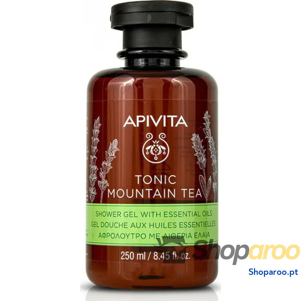 Gel de duche Apivita Tonic Mountain Tea 250 ml