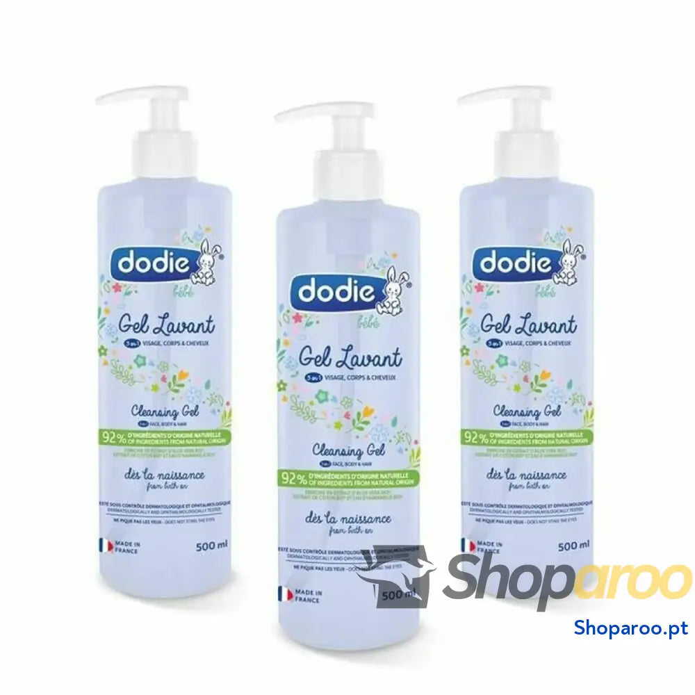 Gel de duche Dodie 500 ml 3 Peças (3 Unidades)