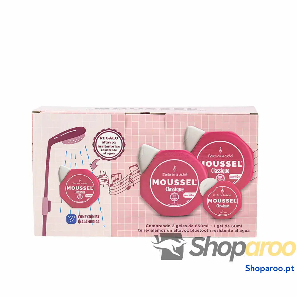 Gel de duche Moussel CLASSIQUE 3 Peças